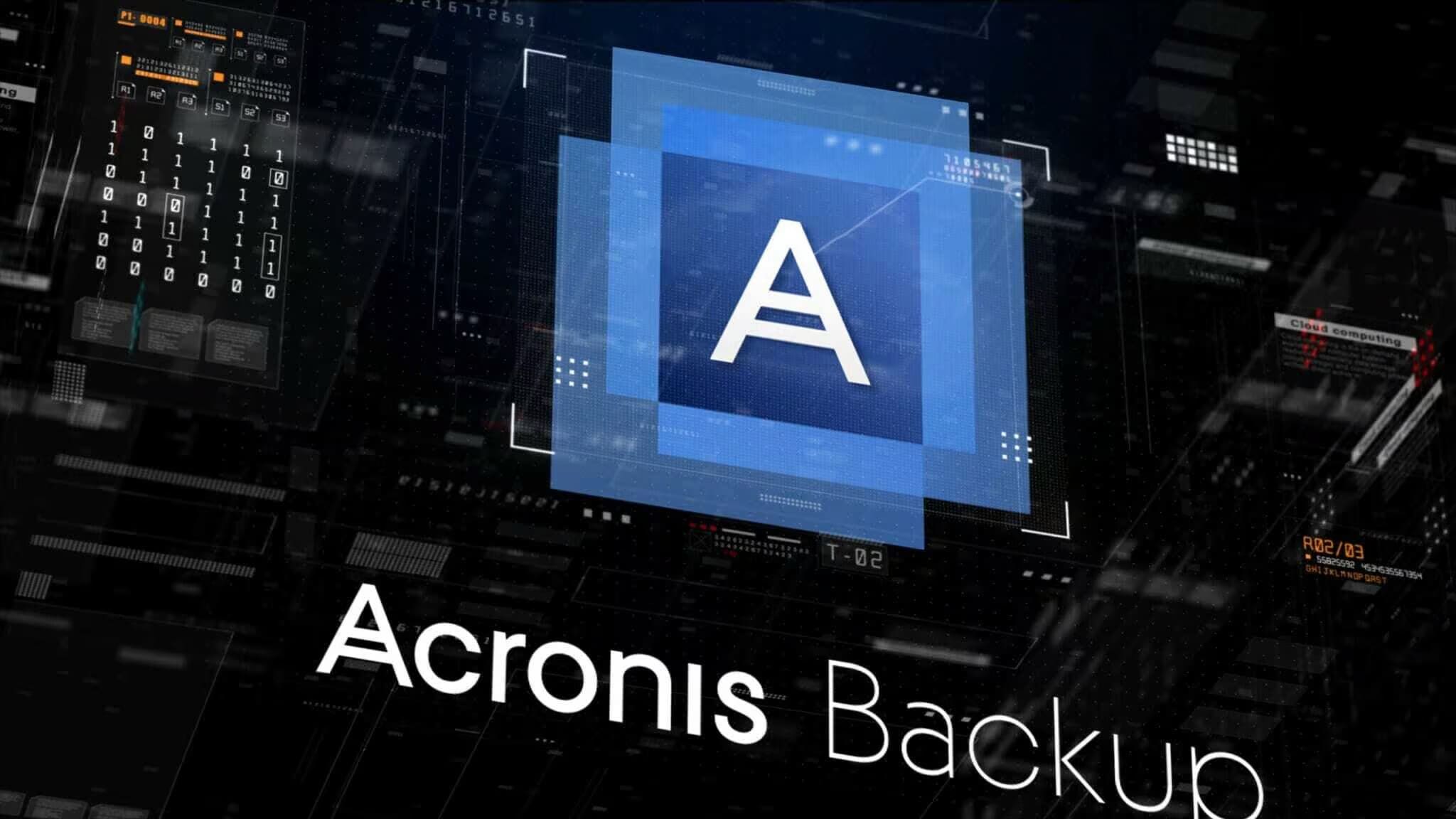 Acronis Backup para empresas 4 Acronis Backup
